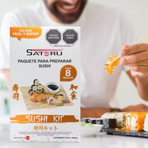 Sushi Kit Satoru / Para Hacer 8 Rollos-sushi