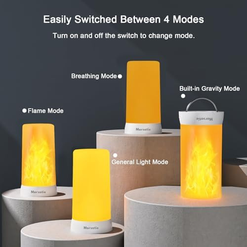 Actualizada Luz Led De Llama, Velas Parpadeantes Recargables