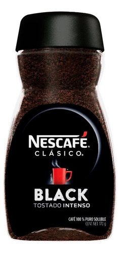 Café Soluble Black Clasico Nescafe 170 Grs
