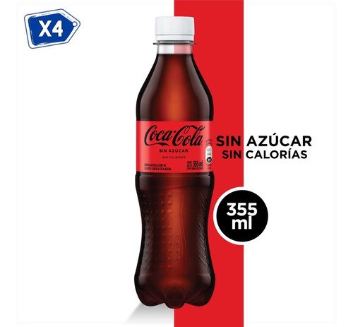 Refresco Coca - Cola Sin Azúcar Pet 355 Ml