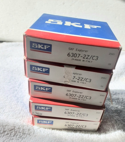 Rodamientos De Bola Skf 6307 2zc3 Hecho En Italia 