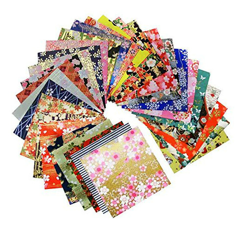 Papel Yuzen Chiyogami Washi, 30 Hojas.