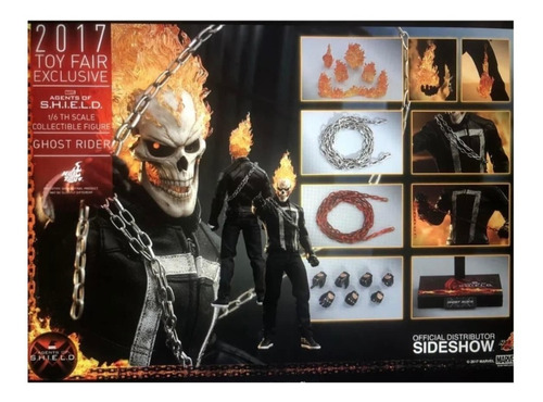 Ghost Rider Sideshow 1/6 Exclusive Hot Toys Fpx