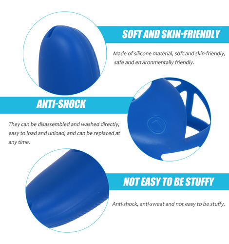 1 Par De Fundas Protectoras De Silicona Para El Mando Táctil