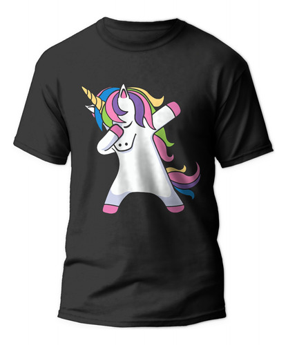 Polera Unicornio Colorido 9 Moda Juvenil Niño Niña Mujer