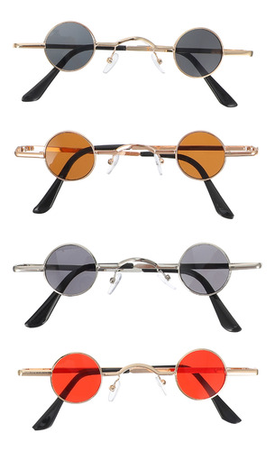 4 Pares De Gafas De Sol Punk Divertidas, Decorativas Para Fi