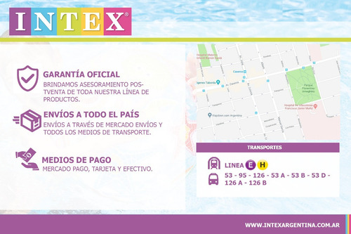 Imagen 3 de 3 de Pelotitas Plásticas Intex 100 Piezas