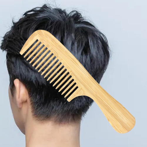3 Peine De Bambú Para Cabello Suave Y Brillante