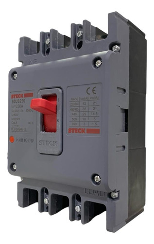 Breaker Trifasico 3x250 Amp Interruptor Termomagnético Steck