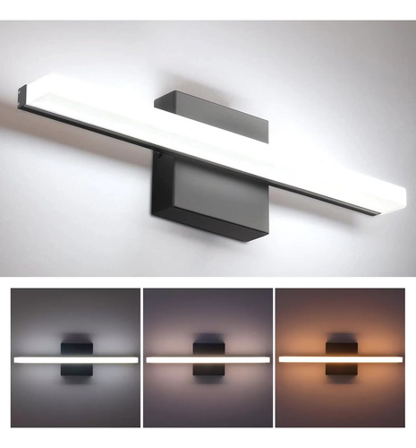 40cm Lámpara De Pared Led Tocador De Luz De Espejo Luz Tricolor