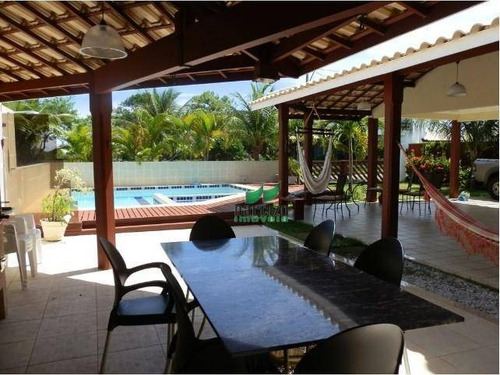 Casa Com 5 Dormitórios À Venda, 440 M² Por R$ 1.980.000,00 - Guarajuba - Camaçari/ba - Ca2413