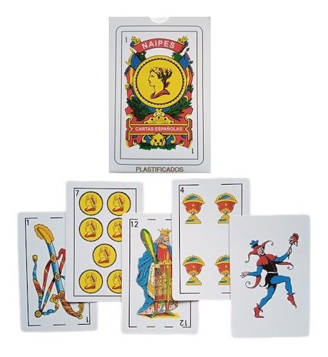 Imagen 5 de 5 de 30 Juegos De Cartas Mazo X 50 Naipes Españoles Plastificadas
