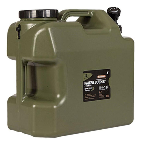 Outdoor Drinking Water Bucket With Faucet Pitcher