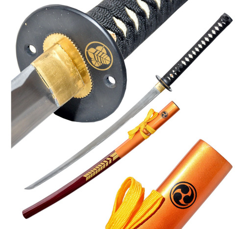 Imagen 1 de 10 de Katana Samurai Kensei 47 Ronin Trigo Acero 1045 Full Tang