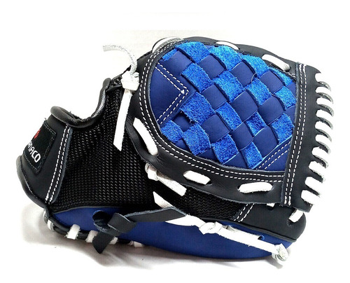 Guante Beisbol Niño Tamanaco Serie Jp3 11puLG Negro/azul Rey