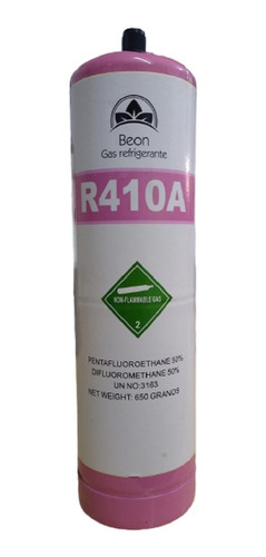 Garrafa De Gas Refrigerante R410a Beon 650gr 