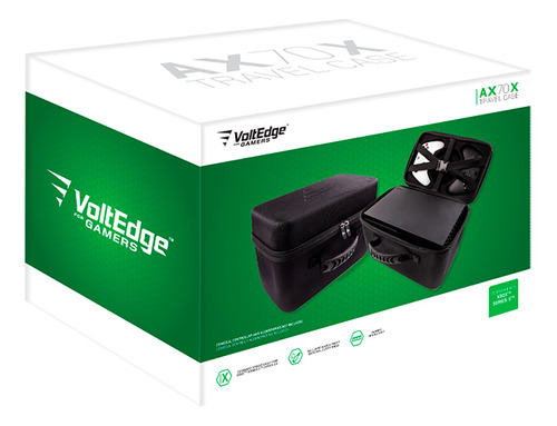 Maleta De Viaje Premium Ax70x Voltedge Consola Xbox Series X Negro
