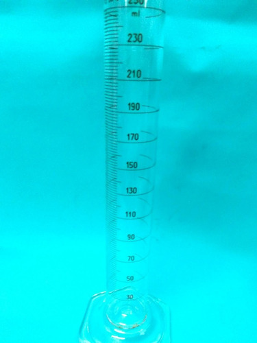 Meonli: Laboratorio Probeta 250ml Pirex Cristal (Usado)