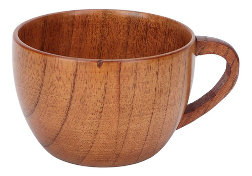 Taza De Madera, Taza De Café, Té, Retro, Base Plana, Asa Par