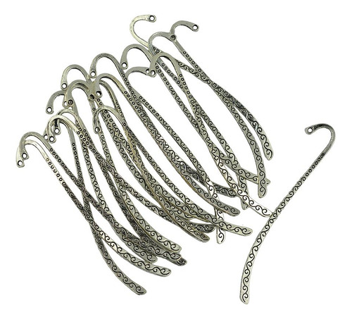 40x De De Plata Antigua W Gancho Diy Accesorios Para Libros