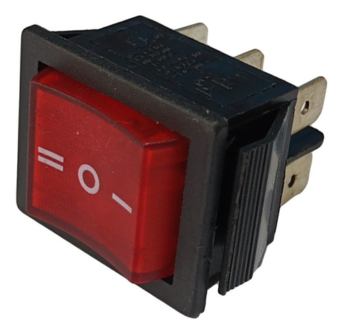 Switch Iluminado On - Off - On 20a / 125v (5 Piezas)
