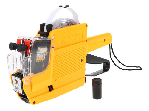 Mx-6600 10 Dígitos 2 Líneas Etiqueta De Precio Amarillo