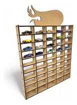 Comprar Exhibidor Para Carritos Hotwheels 50 Espacios Mdf 6mm