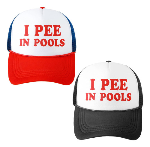 Divertida Gorra De Camionero 2 Piezas I Pee In Pools Hat Ret