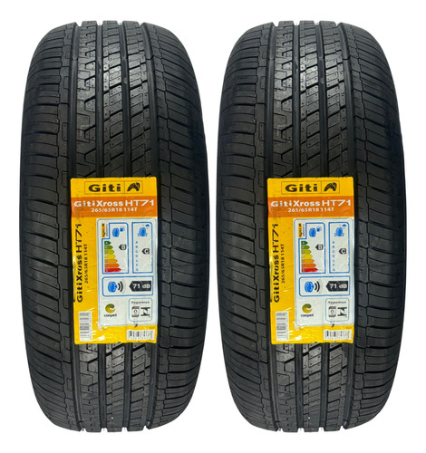 Kit 2 Pneus 265/65r18 Giti Gitixross Suv/4x4 Ht71 114t Shark