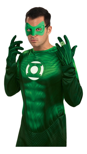 Guantes De Rubie Green Lantern Adult, Verde, Talla Única