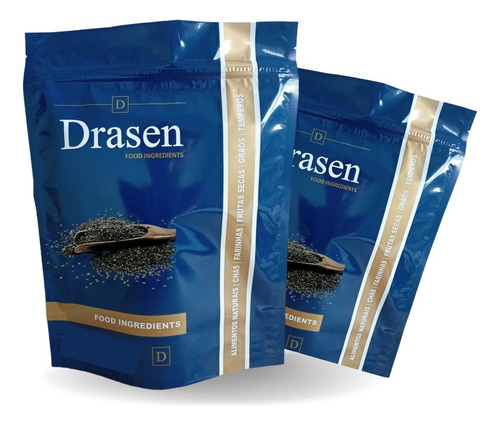 Kit 2kg | Gergelim Preto | Sem GlĂșten - Drasen Food