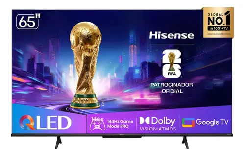 Smart Tv Hisense Qled 4k 65 Polegadas Com Dolby Vision, Dol