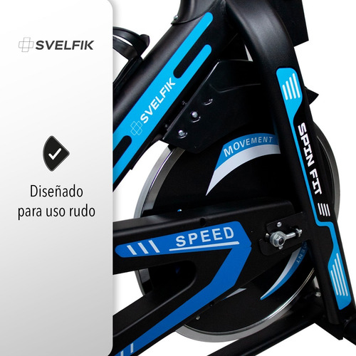 Imagen 3 de 7 de Bicicleta Para Hacer Ejercicio Spinning Fija Estática 6kg Ms
