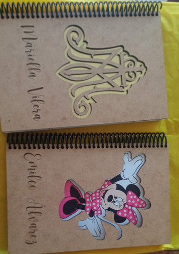 Libretas En Mdf Personalizadas 