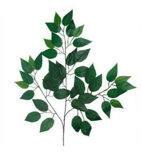 60 Galhos Ficus Folhagem Artificial Muro Inglês Atacado