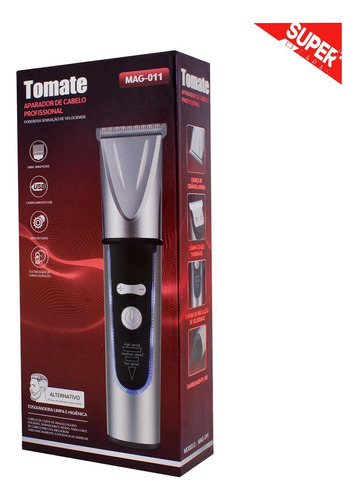 Máquina Cortar Cabelo Profissional Mag-011 Tomate