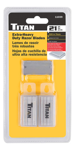 Titan Herramientas - 20 Piezas Extra Resistentes 20 Cuchilla