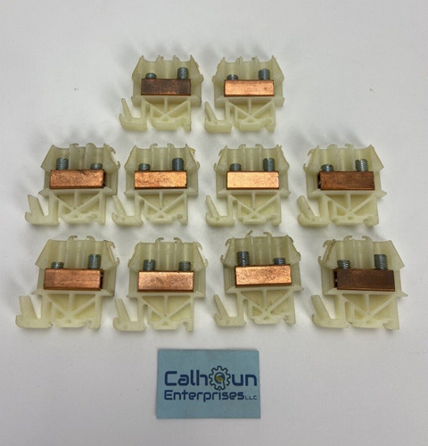 (lot Of 70) Square D 9080 Gr6 Terminal Blocks Series B 6 Dds