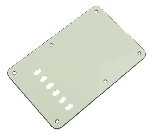 Placa Posterior De Seis Agujeros Para Guitarra Verde