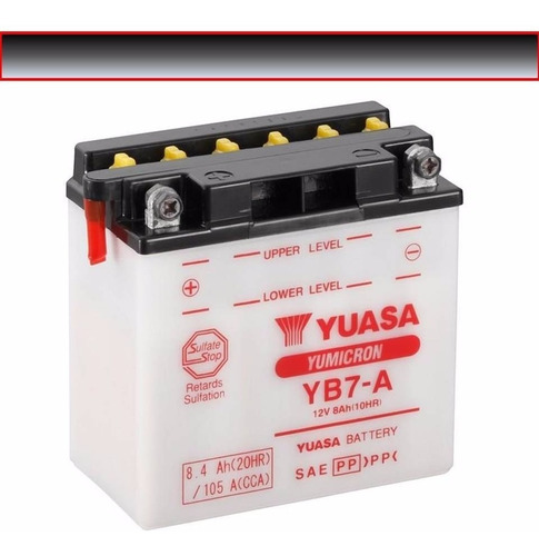 Bateria Yuasa Yb7-a Zanella Hj 125 Y Mas
