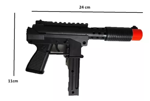 Pistola Gunclub Juguete Lanzador Balin Plastico Cargamanual