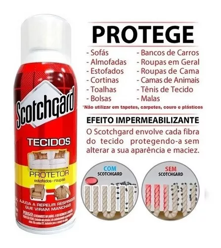 Scotchgard 3m Protetor Tecidos Impermeabilizante Spray 353ml