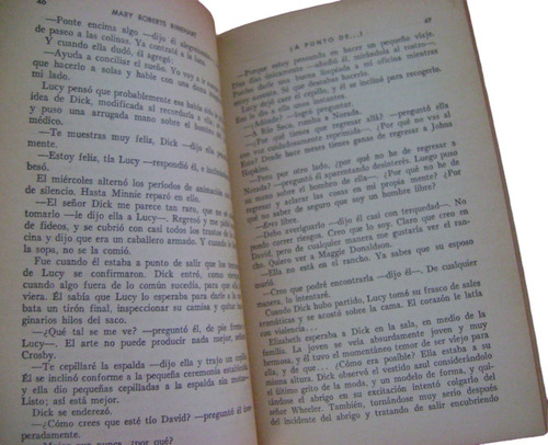 A Punto De - Mary Roberts Rinehart. Libro. 1968 (Usado)
