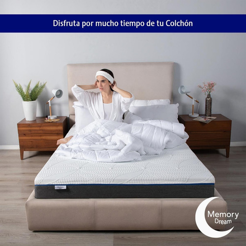 Colchón Memory Foam En Caja 10 Años Garantía Individual