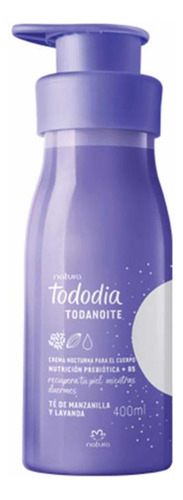 Crema Corporal Manzanilla Lavanda Natura Tododia Todanoite Té De Manzanilla Y Lavanda