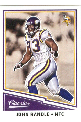 2017 Panini Classics 142 John Randle Tarjeta De Fútbol De Lo