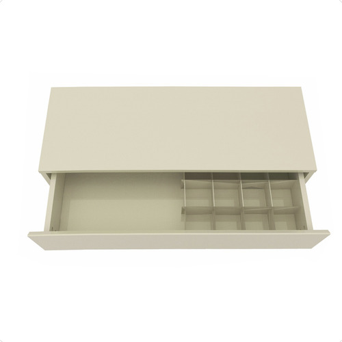Nicho Aparador De Apoio Prateleira Nobre 80 Cm Cor Off White