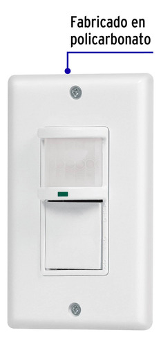 Sensor De Movimiento Con Interruptor De Pared Volteck