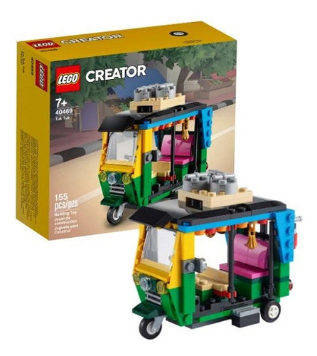 Espectacular Set Línea Creator, Tuk Tuk, Lego, 40469