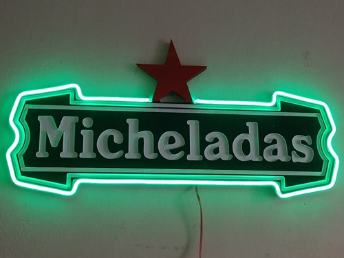 Anuncio Luminoso Led Micheladas (Usado)